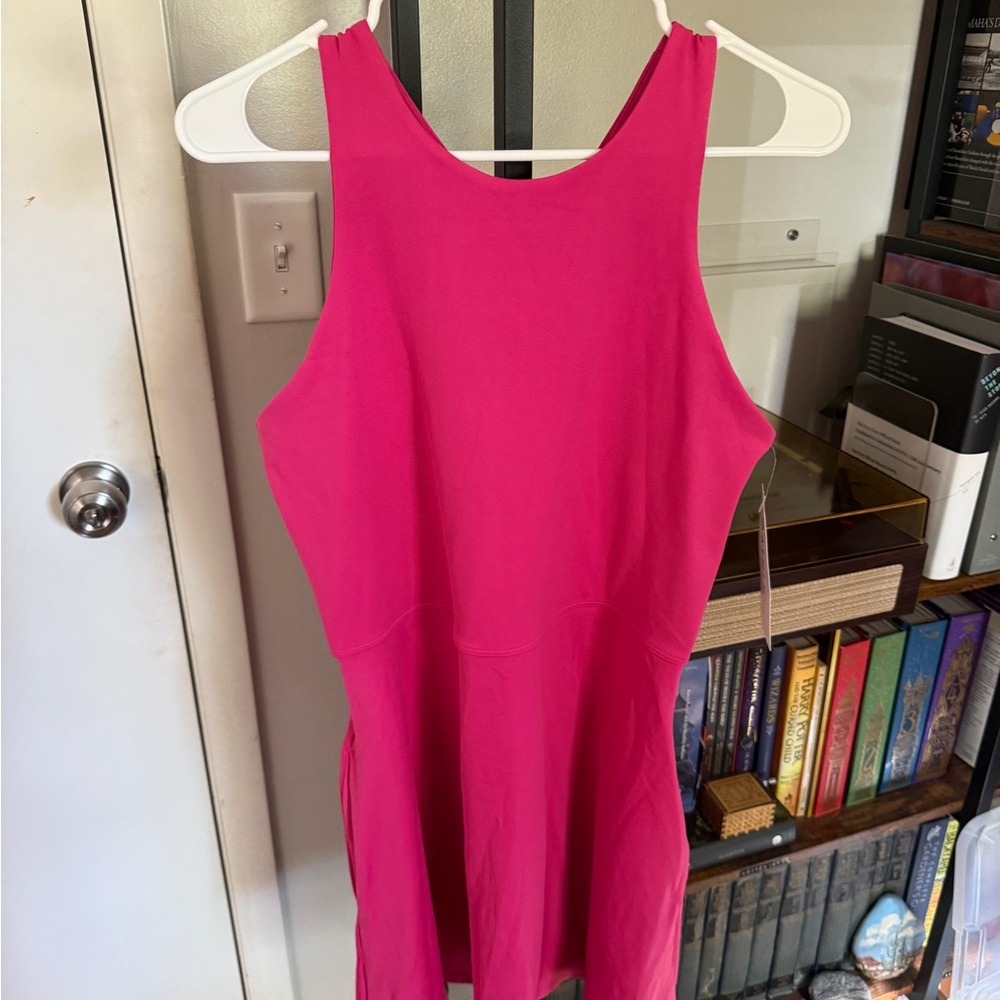Vibrant Pink Sleeveless Dress